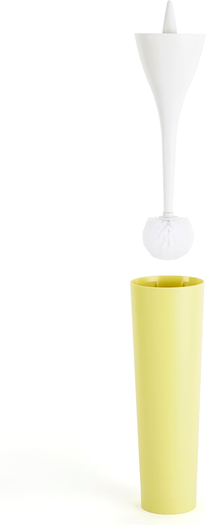 Heller Excalibur Toilet Brush by Philippe Starck – Iconic, Modern Hellerware Design – Durable, Recycled Polypropylene – Sword-Like Handle & Brush – MoMA-Featured Bathroom Accessory (Acid Yellow)