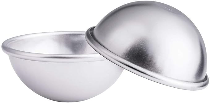 30PCS- Bath Bomb Mold Kit, 15 Set 3 Size Mold & Bath Bombs Press for DIY Making Supplies