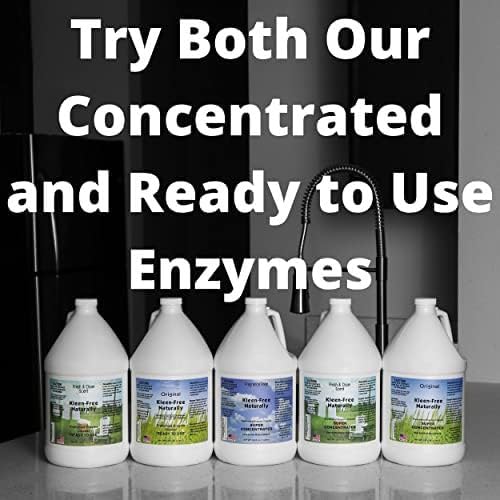 Naturally Preformed Enzyme Cleaner, Enzyme Solution, Multi-Purpose Cleaner, Laundry Additive and More - Ready to Use - Orginal Scent - 128oz (1 Gallon)