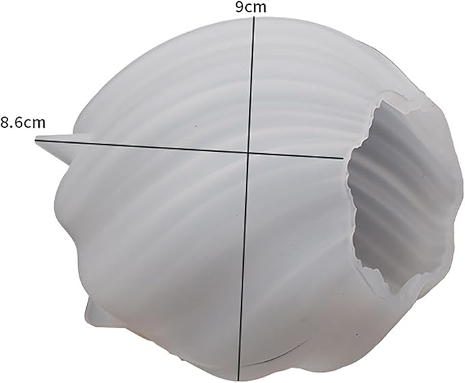 Spiral Wave Silicone Molds - Set of 3 - Resin, Cake, Soap & Clay Molds - Candle Making & Craft Supplies