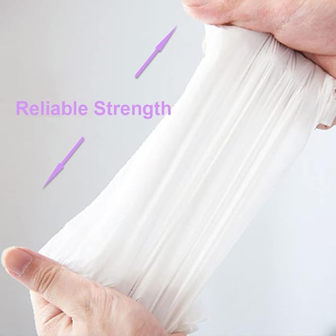 Trash Bags 13 Gallon Tall Kitchen Garbage Bags, Inwaysin Recycle Bags, Biodegradable White Trash Bags, 75ct