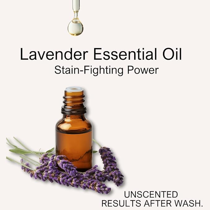 Lavender Laundry Detergent Booster Powder – Concentrated Ground Bar Soap | Mix With Borax & Washing Soda for Deep Clean of 54 Loads | Unscented Result, Stain-Fighting, Natural, Eco-Friendly