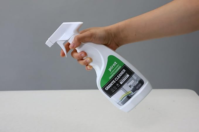Pirnt Granite Cleaner & Sealer Spray - 500ml | Countertop, Marble, Quartz, Stone & Tile Cleaning Solution for Kitchen & Bathroom | Stain Remover & Polish | Safe for All Natural & Engineered Surfaces