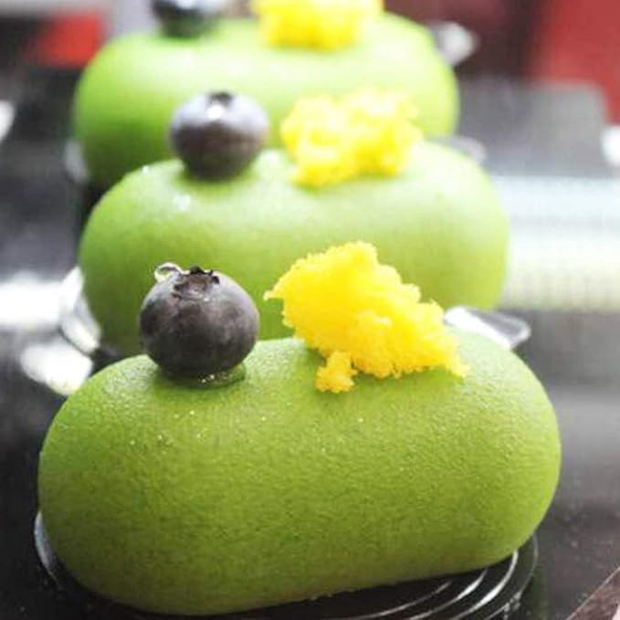 8 Slots 3D Oval Shape Silicone Soap Mould Handmade Jelly Maker Cake Mold Tool