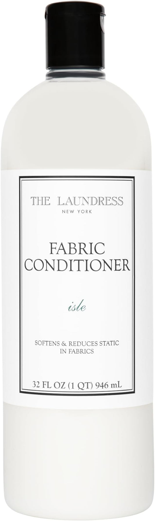 The Laundress Isle Fabric Conditioner, Soften Fabrics, Reduces Static, Concentrated Fabric Softener Liquid, Isle Scent, 32 Fl Oz