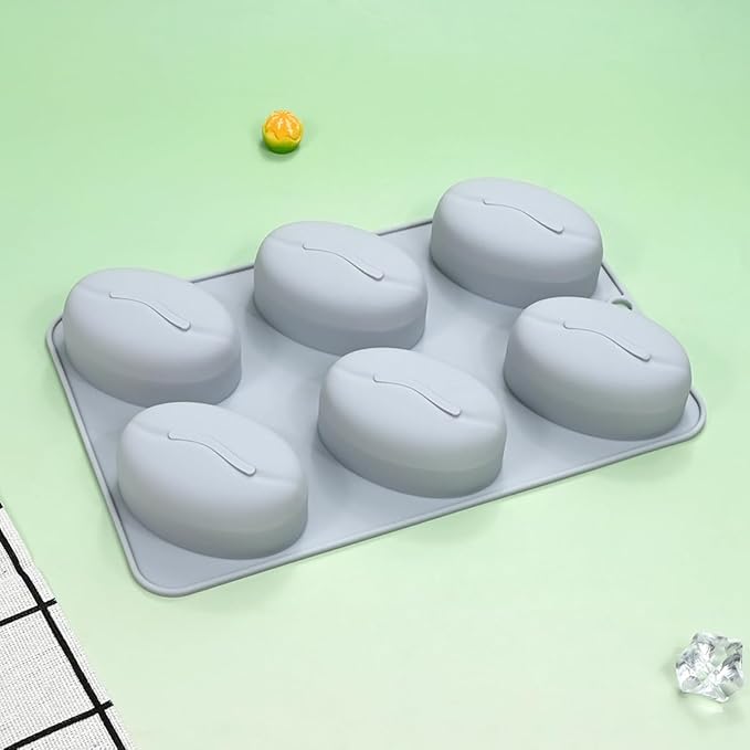 mostsom Silicone Molds for Baking Non-Stick Candy, Chocolate, Cookie, Oreo, Mini Soap, Pudding, Jello, Muffin, Dog Treats Ideal for Cupcakes, Ice Cubes, and Jelly Mold (F_ Coffee Bean)