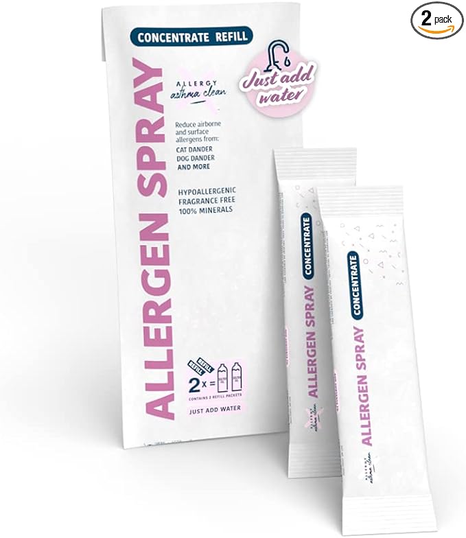 Allergen Spray Concentrate 2 Pack | Use Your Own Bottle | Over 64oz Total