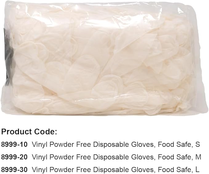 TRONEX 1200 Pack Food Safe Vinyl Gloves and Eco Pack Disposable Gloves Dispensing Box Refillable