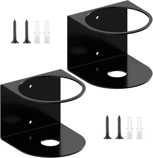 Spray Bottle Holder Wall Mount,2 Pcs Spray Can Holder,Spray Can Organizer with Screws,Spray Bottle Hanging Rack,Spray Paint Can Holder for Garage Home Workspace Van Organizer