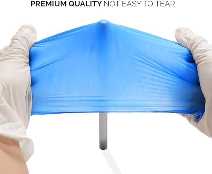 Jointown Vinyl Gloves, Disposable Cleaning, Powder Free, Latex Free, Non-Sterile Protective Glove, Gloves for Cooking (Blue, Small of 1000)