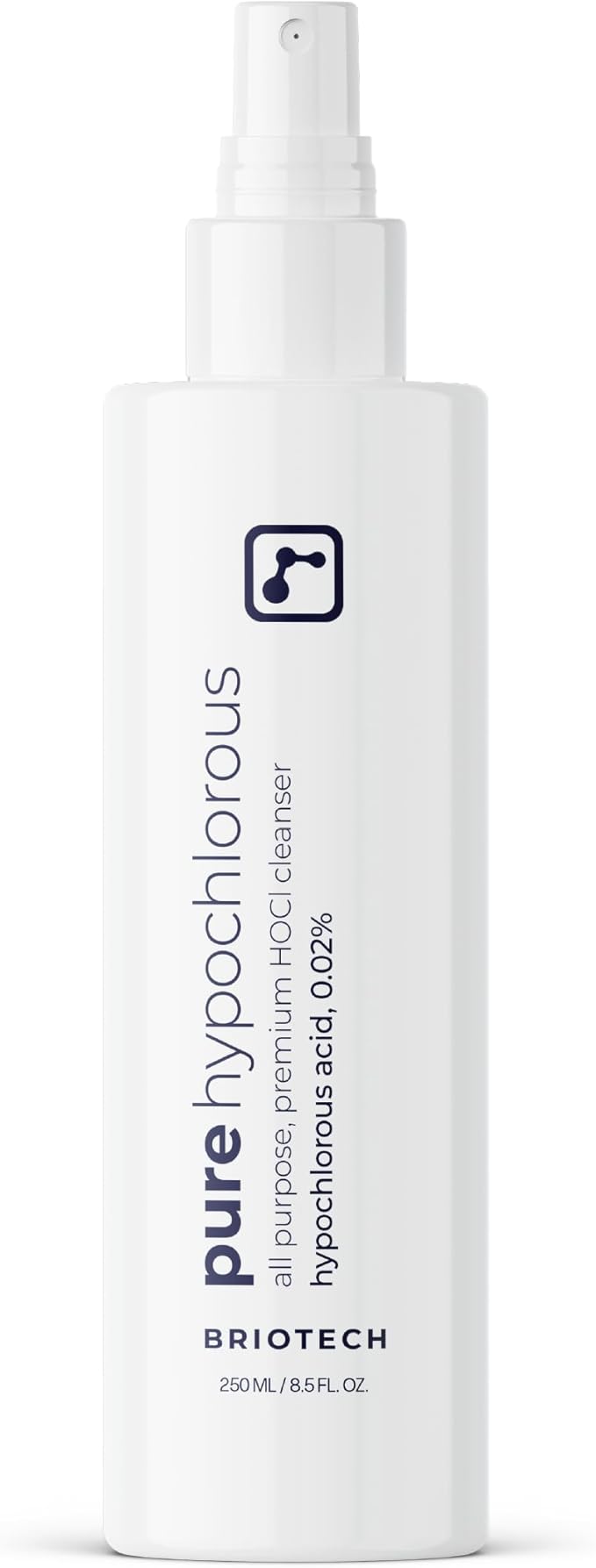 BRIOTECH Pure Hypochlorous Acid Spray and Cleanser, Original Premium HOCl Topical Solution, Multi-Purpose Cleaner, Family Approved & Pet Friendly, 8 fl oz