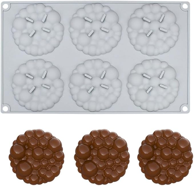 Silicone Mold Chocolate Decorating Mould DIY Cake Mousse Molds Baking Accessories Reusable Tools (Cloud O_11.72 X6.92 X0.4inch)