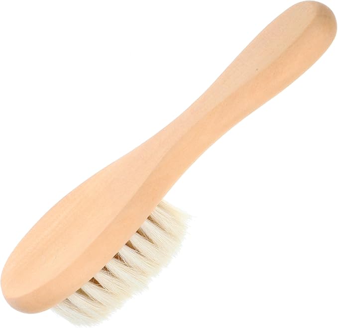 5pcs Laundry Brush for Delicate Fabrics Soft Natural Boar Bristles Scrubbing Brush for Clothes Removal and Knits Reusable and Gentle Tool