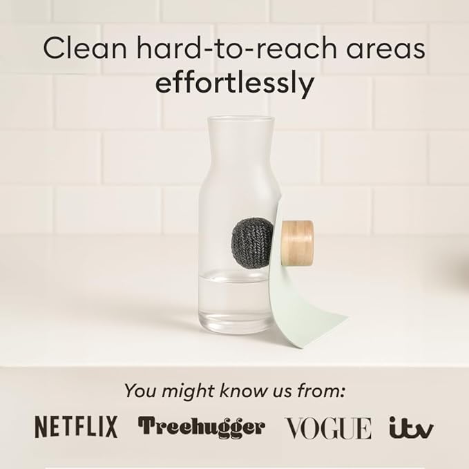 Vove Stainless Steel Scouring Pads, 6-Pack Heavy-Duty Metal Scrubbers for Cast Iron, Pots, Pans, Griddles, Grills, Stovetops, Sinks, Tough Grime Removers, FSC-Certified Packaging