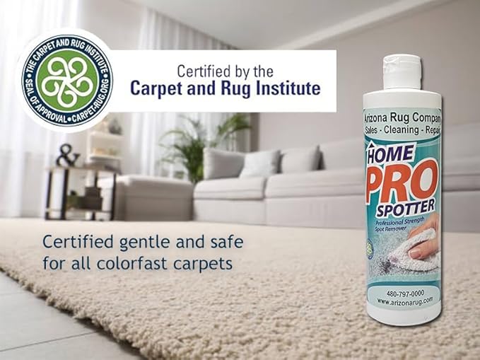 Spot and Stain Remover for Carpets, Rugs, Clothes, Upholstery&Mattress - Home Pro Spotter, 12 FL OZ