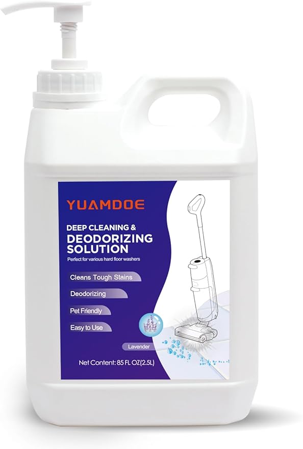 Deep Cleaning & Deodorizing Solution, 85FL OZ/2.5L, Designed for Tineco, Compatible with Floor One Series & iFloor Series (EXCEPT S5 Steam/S7 Steam/iFLOOR 5 Steam), Lavender Fragrance