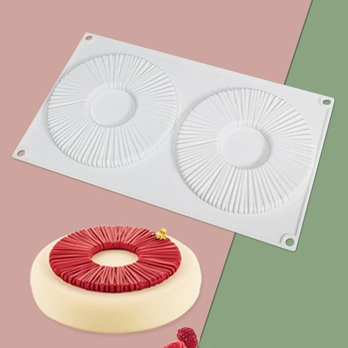 mostsom Silicone Donut Molds Non-Stick Donut Pan Food Grade Silicone Pans for Doughnut Baking (Doughnut I)