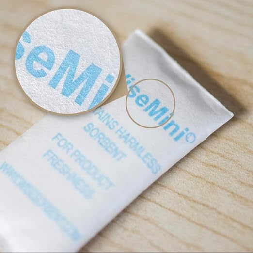 0.25 Gram 600 Pack Silica Gel Packets, Dessicant Packets, Silica Gel Packs, Moisture Absorbers for Food Storage, Food Safe Desiccant Dehumidifiers