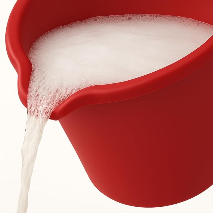 JOEY'Z 10QT (9.5L) Cleaning Bucket with Handle and Spout – Heavy Duty Mop Bucket for Household Use, Utility Pail for Water, Storage, or Car Wash - Plastic Buckets, Plastic Buckets with Handles