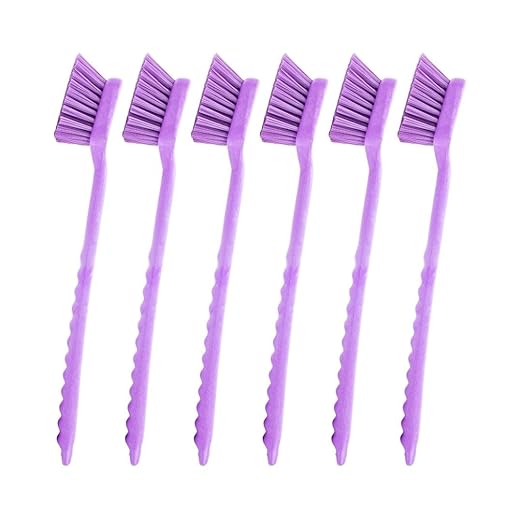 SPARTA 40501EC68 Plastic Large Scrub Brush, Kitchen Brush, Utility Brush With Long Handle For Cleaning, 20 Inches, Purple, (Pack of 6)