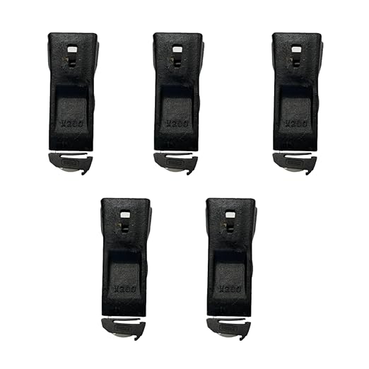 5 Set X290 Bucket Teeth Tooth,with K290s Steel Locks FITS FOR X290 Style BUCKET TEETH