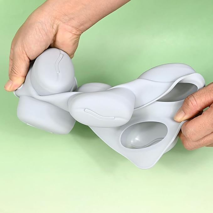 mostsom Silicone Molds for Baking Non-Stick Candy, Chocolate, Cookie, Oreo, Mini Soap, Pudding, Jello, Muffin, Dog Treats Ideal for Cupcakes, Ice Cubes, and Jelly Mold (F_ Coffee Bean)