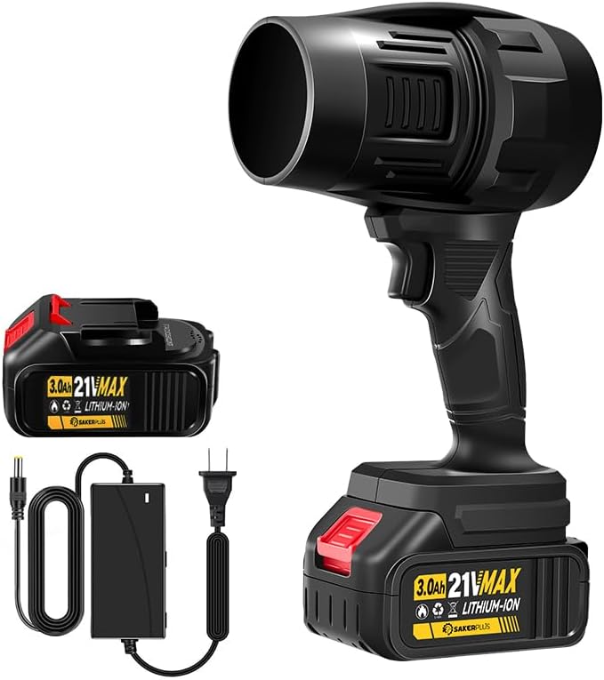 2025 Upgraded Portable Dust Cleaner,Compressed Air Duster with Adjustable Speeds,Handheld Electric Dust Blower,Mini Jet Dry Blower Fan, for Cleaning, Camping, Outdoor