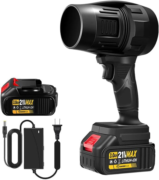 2025 Upgraded Portable Dust Cleaner,Compressed Air Duster with Adjustable Speeds,Handheld Electric Dust Blower,Mini Jet Dry Blower Fan, for Cleaning, Camping, Outdoor