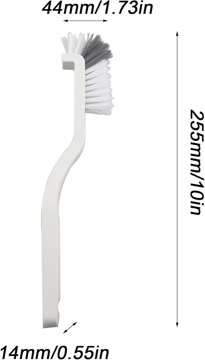 5PCS Cleaning Dish Scrubbing Brush Kitchen Sink Bathroom Brush Dishwasher Edge Grouting Deep Cleaning Brush with Stiff Bristles for Cleaning Window Recesses Shutters Sliding Doors