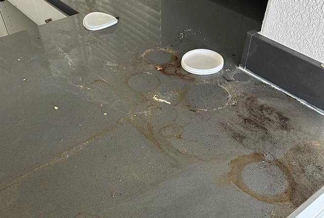 Easy Oxy – Professional Stone Cleaner & Degreaser | Safe for Granite, Marble, Quartz, Tile & More | Non-Acidic, pH-Balanced Formula | 32 oz Spray Bottle | Made In USA