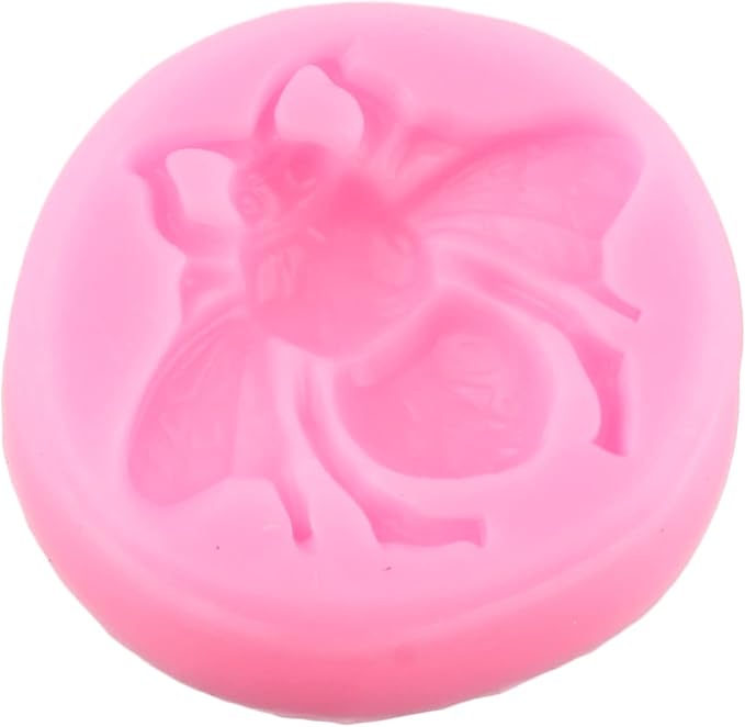 ZiXiang Insect Silicone Mold Bumble Bee Fondant Molds Butterfly Dragonfly Beetle Candy Molds for Chocolate Sugar Craft Cake Decorating Tools Set Of 4