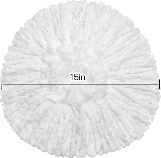 6 Pack Spin Mop Replacement Heads Compatible for Oceda EasyWring 1 Tank Bucket System, Microfiber Mop Replace Head Refills for Hardwood Floor Cleaning (Not for 2 Tank)