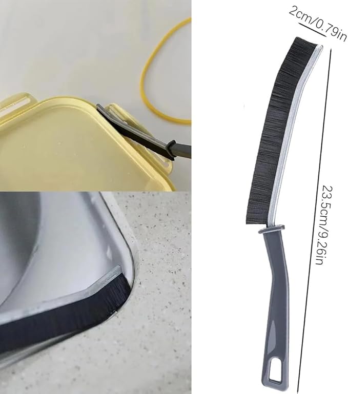 Crevice & Tube Brush Set:13-Pack Flexible Nylon Brushes for Kitchen Sink, Bathroom Tile, Car Detailing,Fridge, Lab - Women's Cleaning Kit