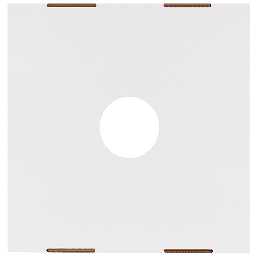 BOX USA 40 or 50 Gallon Corrugated Cardboard Trash Can and Recycling Bin Lids with Hole (10-Pack) 18" L x 18" W x 3" H, White, Reusable and Disposable Garbage Lid for Parties and Outdoor Events