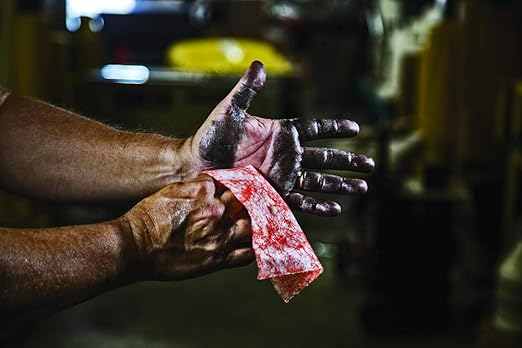 Proferred - T99001 PROFERRED Hand and Tool Wipes, Heavy Duty Tool Cleaning Wipes, Hand Cleaning Wipes, Degreasing, Waterless Hand Cleaner, Dual Surface, Work Surface Wipes,82 Count (Pack of 1)