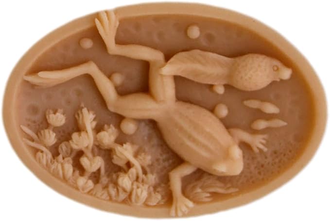 GRAINRAIN Soap Mold Silicone Frog Tadpole Mother (11515) for Soap Making Craft DIY Handmade Chocolate Candy Cake Mold
