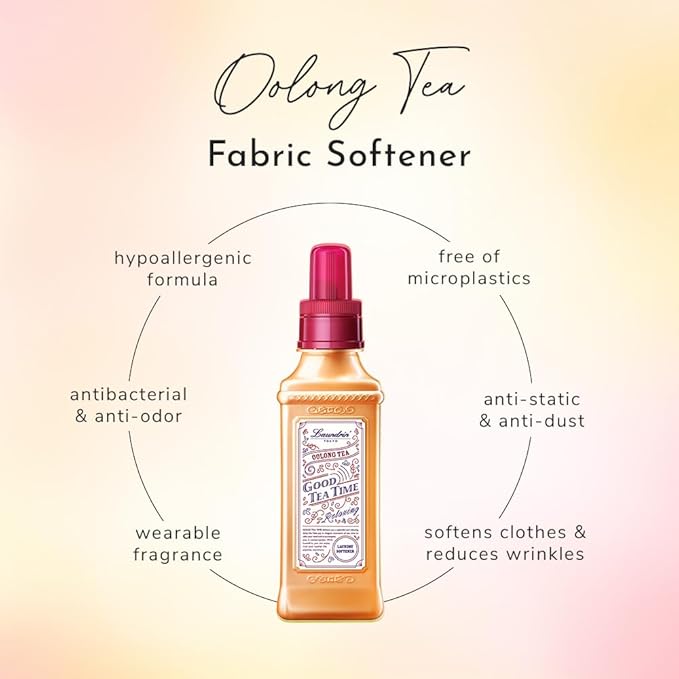 Laundrin Laundry Softener Oolong Tea, 2pk - Fabric Softener Liquid - Eco-Friendly & Plant-Based Softener - Laundry Scent Boosters - Laundry Fabric Softener - Fabric Scent Softener, Health & Household