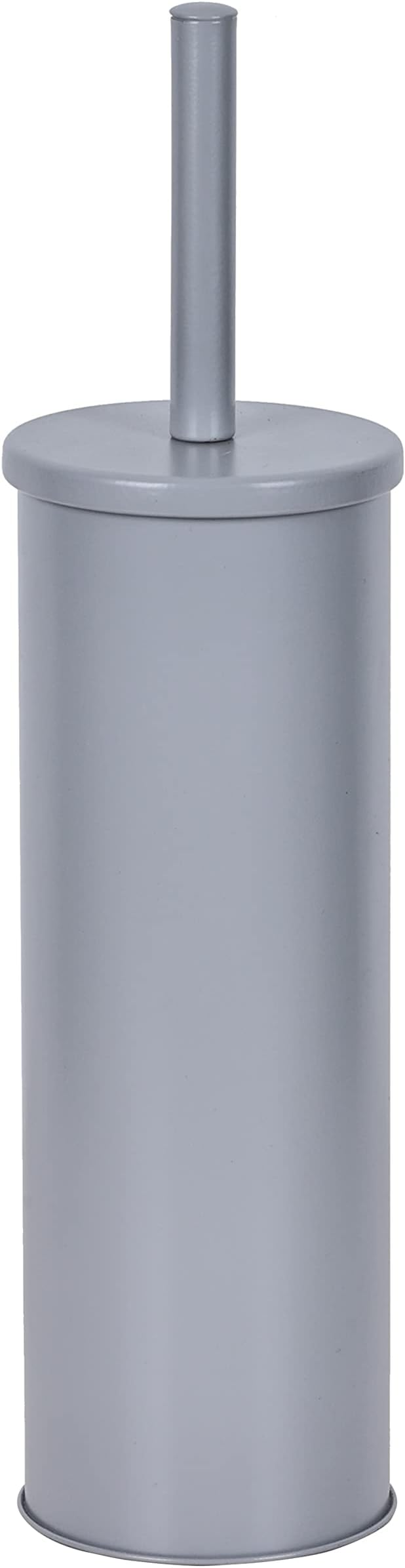 Deep & Sturdy Toilet Bowl Brush with Holder - Durable Scrubbing - Toilet Cleaners - Household Essentials - Bathroom Cleaner - Cleaning Supplies - Household Supplies, Matte Gray