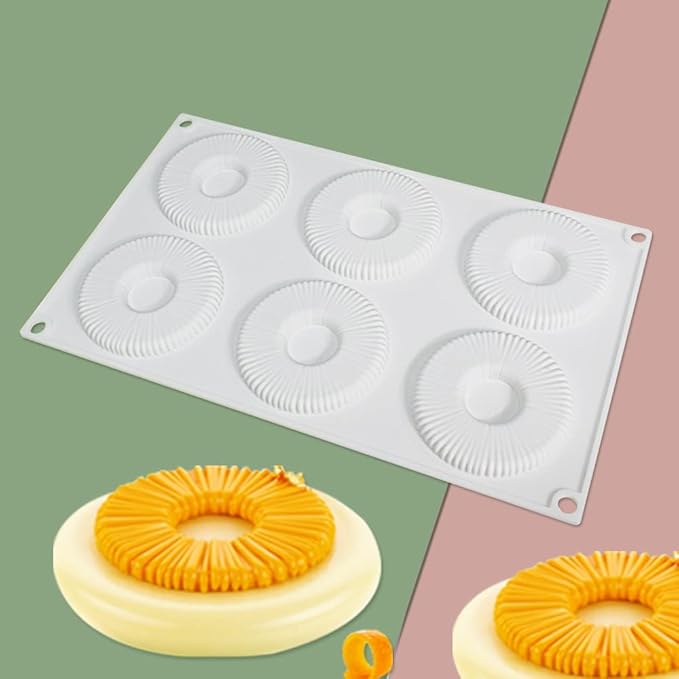 Mostsom Silicone Baking Mold, Kitchen Donut Pan for Non-Stick Doughnuts, BPA Free, Donut Molds