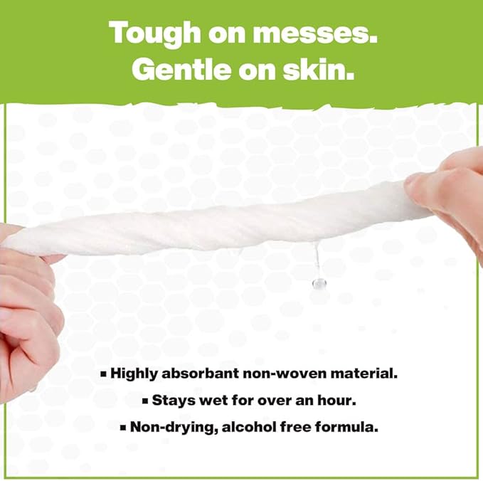 Crocodile Cloth Paint Cleaning Wipes – 100 Count (15" x 10") Heavy-Duty Cleaning Cloths for Paint Prep & Cleanup, Removes Paint, Adhesive, Caulk – Ideal for Painters, Contractors, Artists & DIY Work