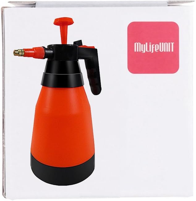 MyLifeUNIT Hand Pressure Sprayer, Spray Bottle with Adjustable Pressure Nozzle for Plants, 35 OZ