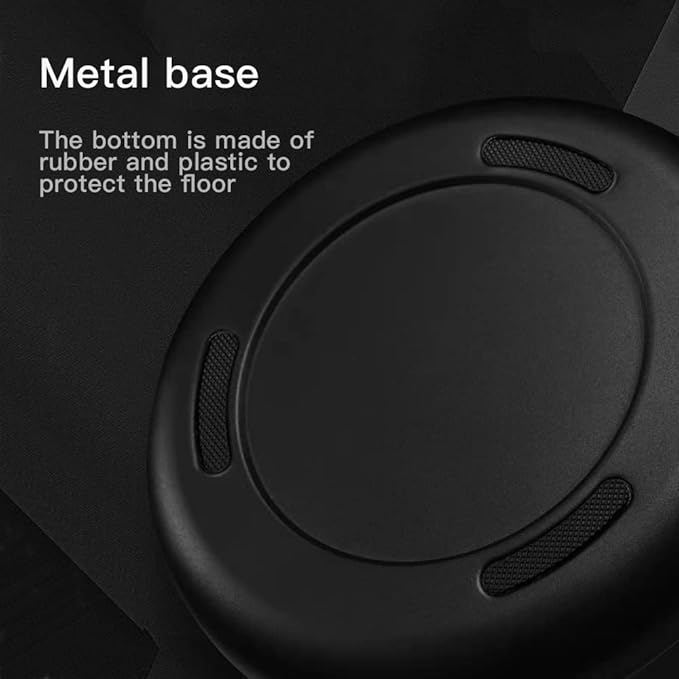 Household Swing Black Bathroom Trash Can，Brushed Stainless Steel，10 L/3 Gallen，Garbage Can with Flipping Lid， for Indoor or Commercial Use, Kitchen,Modern，Living Room,Bedroom