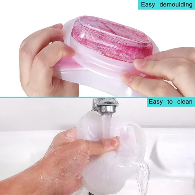 Silicone Molds - Epoxy Resin Molds for Candy, Jewelry, Soap & More - Storage Box with Small Cup Mould