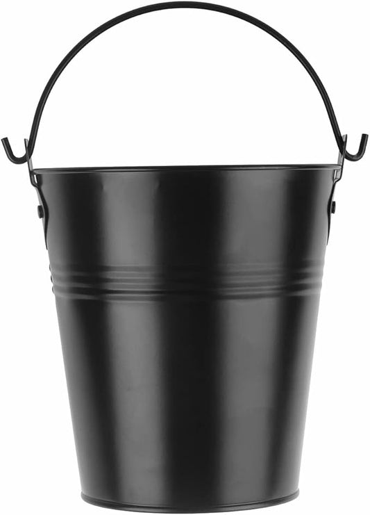 Firsgrill Wood Pellet Grease Bucket Liners for Traeger，Z Grill，Pit Boss (1, Black Bucket)