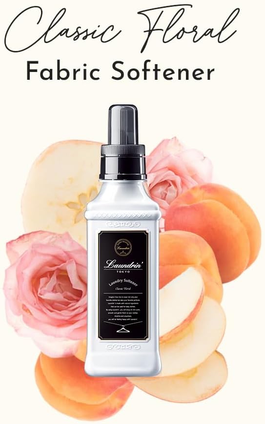 Laundrin Laundry Softener Classic Floral, 2pk - Fabric Softener Liquid - Plant-Based Liquid Softener - Laundry Scent Boosters - Laundry Fabric Softener - Fabric Scent Softener, Health & Household