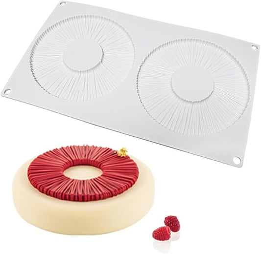 mostsom Silicone Donut Molds Non-Stick Donut Pan Food Grade Silicone Pans for Doughnut Baking (Doughnut I)