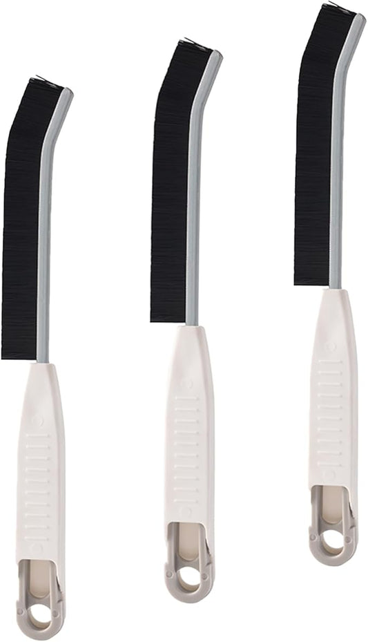 Crevice Cleaning Brush,3pcs Multi-Purpose Cleaning Tool with Stiff Bristles Grout Cleaner Brush,Toilet Brush,Scrub Brush for Shower Tile,Skinny Gap Tools for Household Use,Bathroom,Kitchen