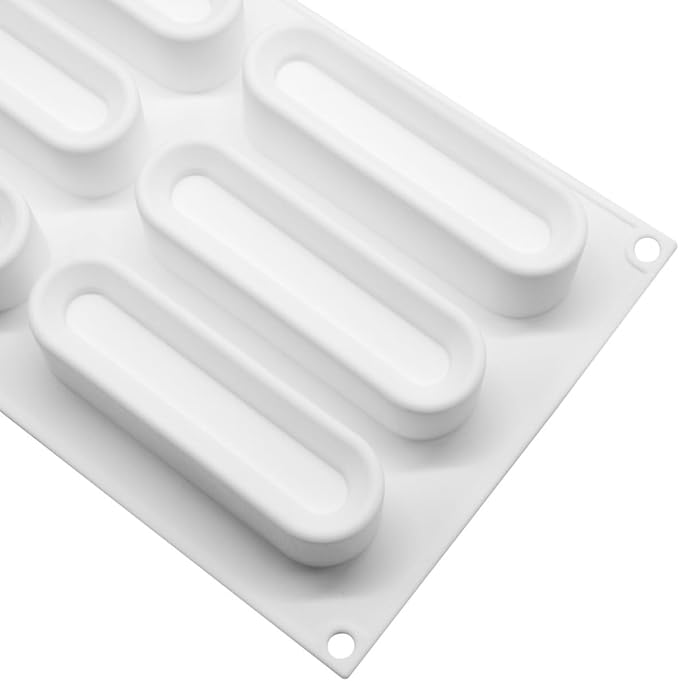 mostsom Silicone Molds Baking Mold for Mousse Cake, Silicone Mold for Chocolate, French Dessert Mold for Pastry Chocolate, Reusable Non-Stick Easy Release Baking Molds (A_ Ellipse)