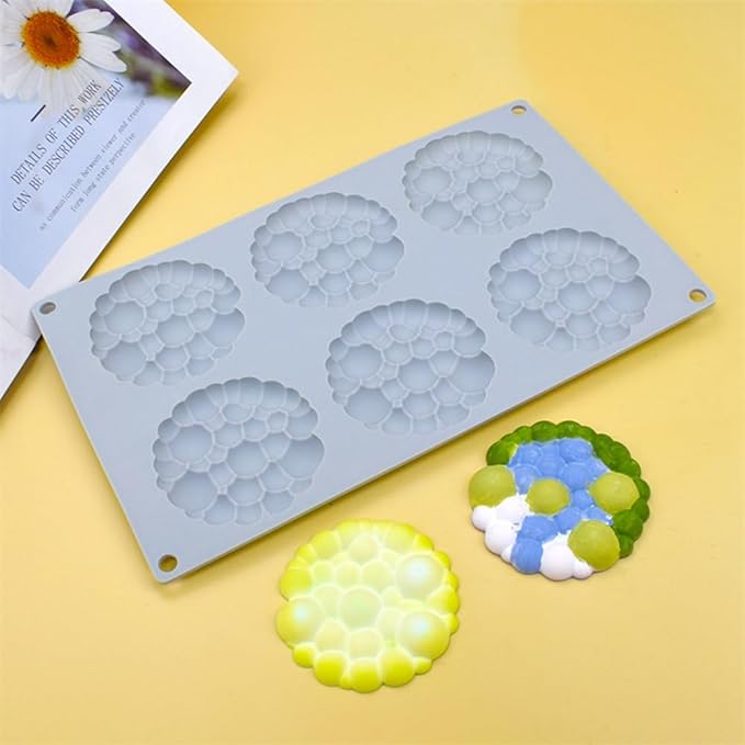 Silicone Mold Chocolate Decorating Mould DIY Cake Mousse Molds Baking Accessories Reusable Tools (Cloud O_11.72 X6.92 X0.4inch)