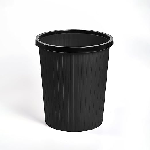 ZXJ Plastic Trash Can - 2 Gallon - Black - Laundry Room,Bathroom,Kitchen,Office,Dormitory,Camping,Kids Room